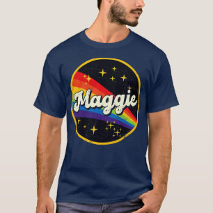 Maggie Rainbow In Space Vintage GrungeStyle T-Shirt