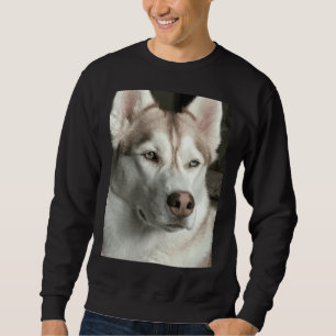 Maggie The Siberian Husky Long Sweatshirt