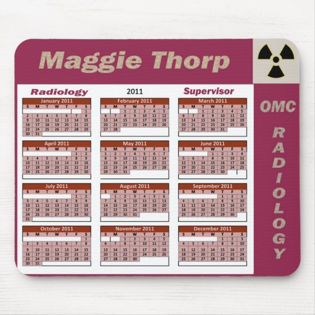 Maggie Thorp Radiology Super Mousepad (Front)