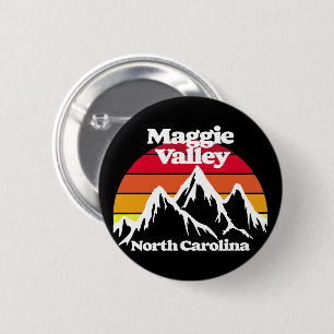 Maggie Valley North Carolina 6 Cm Round Badge