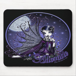"Maggy" Mousepad Victorian Gothic Moon Faery