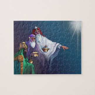 MAGI THREE WISEMEN & STAR by SHARON SHARPE Jigsaw Puzzle