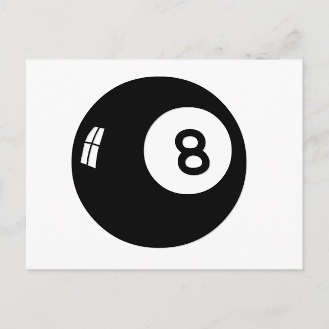 Magic 8 Ball Postcard (Front)