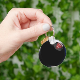 Magic 8 Ball says, "Outlook is Good" Key Ring