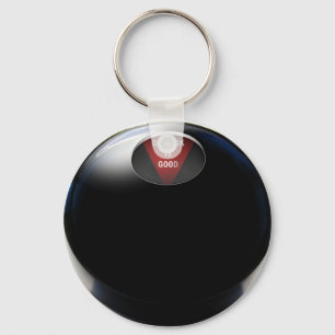Magic 8 Ball says, "Outlook is Good" Key Ring