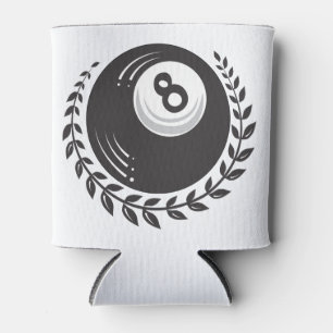 Magic 8 Ball Tattoo Can Cooler