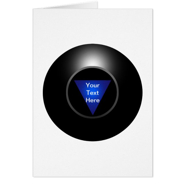 Magic 8 Ball - Your Text (Front)
