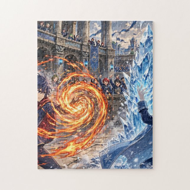 Magic Academy Duel Jigsaw Puzzle (Vertical)