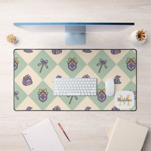 Magic Academy Wizard School Green Desk Mat