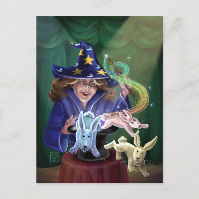 Magic Act Postcard (Front)