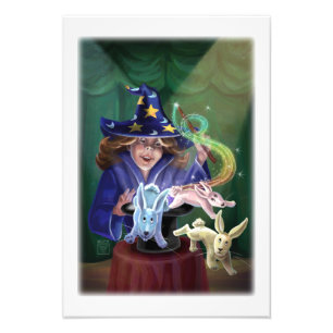 Magic Act Rabbits from the Hat Photo Print