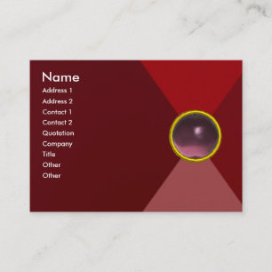 MAGIC AMETHYST, bright vibrant red pink purple Business Card
