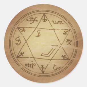 Magic Amulet for Successful Business Magic Charms Classic Round Sticker