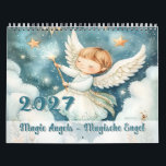 Magic Angels – Magische Engel 2027 Calendar<br><div class="desc">This angels calendar / cherubs calendar / guardian angels calendar calendar (or in German: Engelkalender) is designed to bring inspiration and joy all year round. Each month showcases beautiful little angels in blue, pink, green, orange, brown, and white tones that radiate warmth and positivity. On the left side, stars shine...</div>
