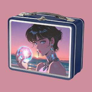 Magic Anime Metal Lunch Box