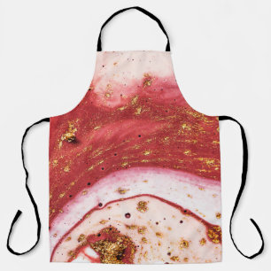 Magic artwork. Fantastic coral colors. Natural lux Apron