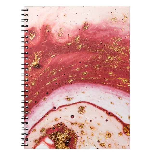 Magic artwork. Fantastic coral colours. Natural lu Notebook (Front)