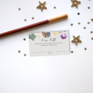 Magic Baby Halloween Neu Diaper Raffle Baby Shower Enclosure Card