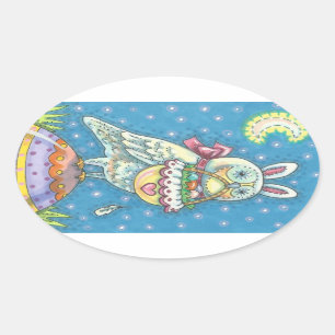 MAGIC BARN OWL & EASTER EGG BASKET, BIRD STICKERS
