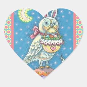 MAGIC BARN OWL & EASTER EGG BASKET, BIRD STICKERS