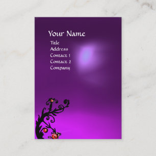 MAGIC BERRIES 2 MONOGRAM ametist purple Business Card