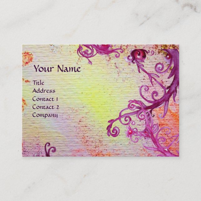 MAGIC BERRIES 2 MONOGRAM BUSINESS CARD (Front)