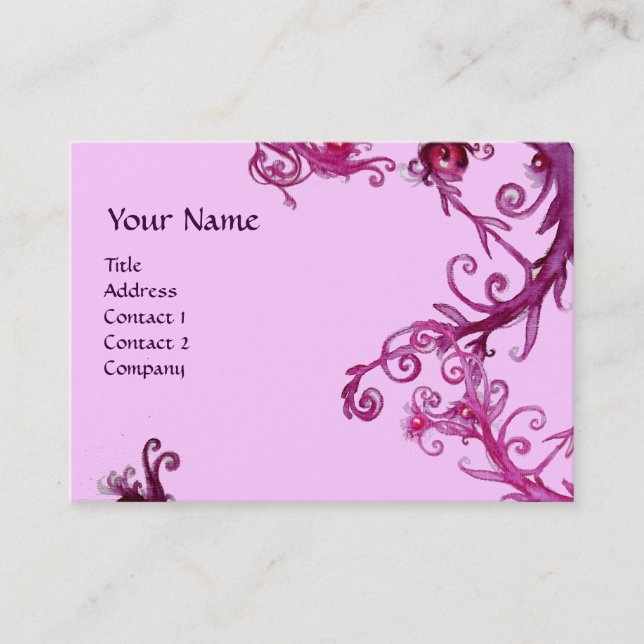 MAGIC BERRIES 3 MONOGRAM BUSINESS CARD (Front)