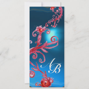 MAGIC BERRIES 4,MONOGRAM red sapphire ice Invitation
