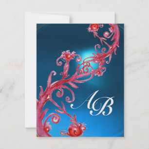 MAGIC BERRIES 4,MONOGRAM red sapphire ice Invitation