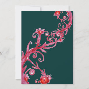 MAGIC BERRIES black purple red green Invitation