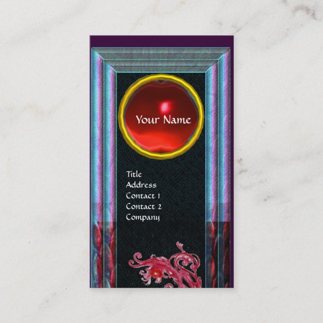 MAGIC BERRIES gem MONOGRAM Business Card (Front)