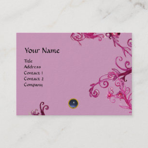 MAGIC BERRIES  MONOGRAM gem blue Business Card