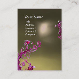 MAGIC BERRIES  MONOGRAM ruby Business Card