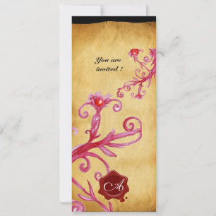 MAGIC BERRIES MONOGRAM, vax seal Invitation