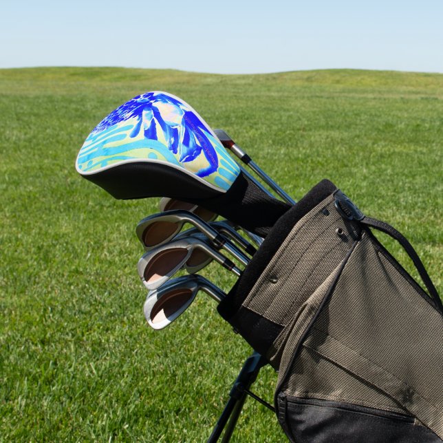 Magic Blue Water Roses Resort  Golf Head Cover (In Situ)