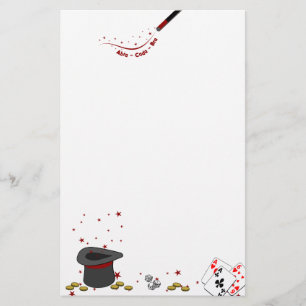 Magic Book Insert Abra-Cada-Bra Stationery