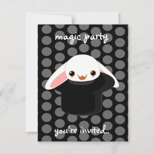 magic bunny invitation