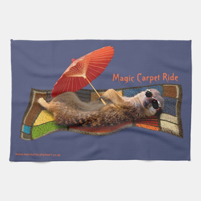 Magic Carpet Ride Kitchen Towel (Horizontal)