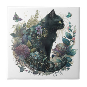 Magic Cat Ceramic Tile