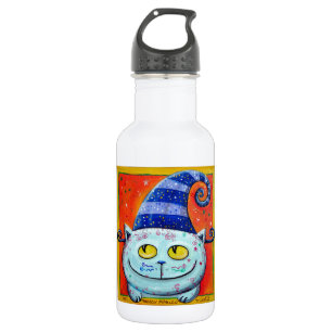 Magic Cat With Fairy Hat 532 Ml Water Bottle