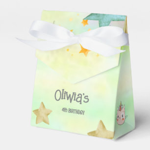 Magic caticorn birthday Paper Gift Box