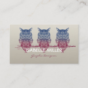 Magic Celtic owl                                   Business Card