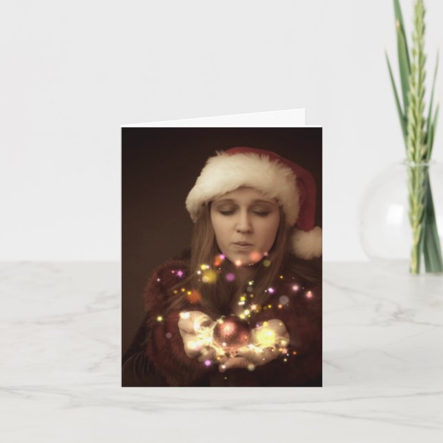 Magic Christmas Dust Holiday Card (Front)