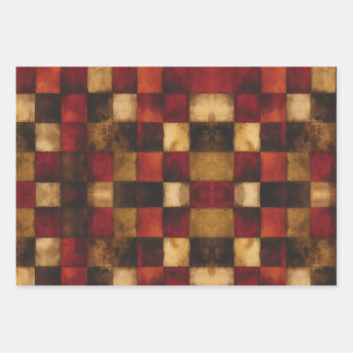 Magic Christmas Wrapping Paper Flat Sheet Set of 3