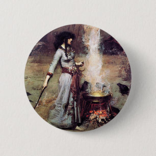 Magic Circle 1886 Waterhouse 6 Cm Round Badge