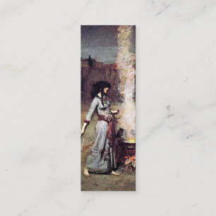 Magic Circle Bookmark by John W. Waterhouse Mini Business Card