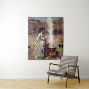 Magic Circle, John William Waterhouse Tapestry