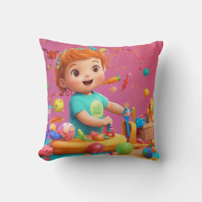 "Magic Cloud: Dreamy Comfort Cushion" Cushion (Front)