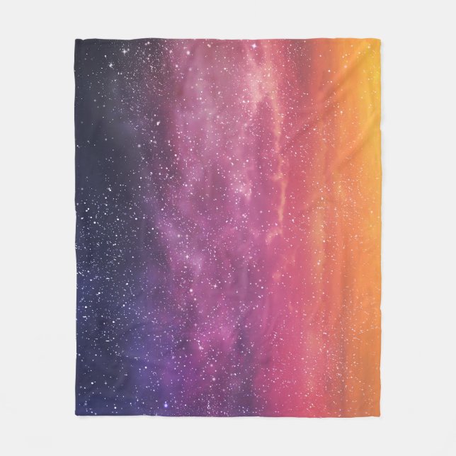 Magic Colour: Enchanting Sky Background. Fleece Blanket (Front)