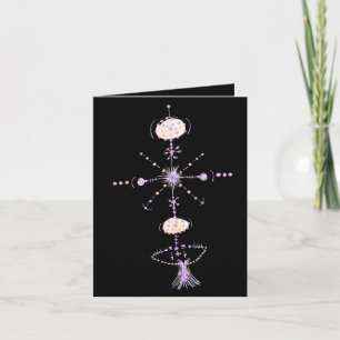 Magic Colourful Abstract Tribal Tattoo Art Card